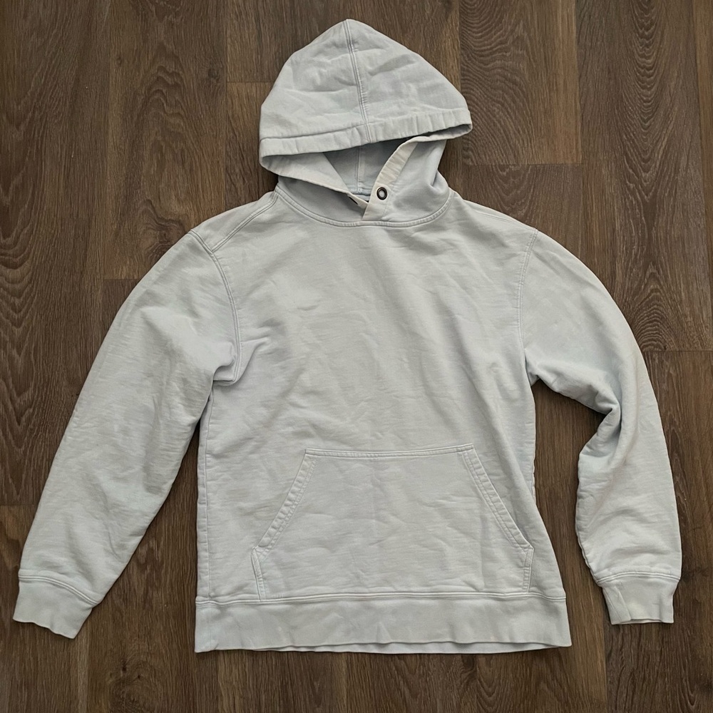 Rails Light Blue Organic Cotton Hoodie Apollo Meridian Size Small